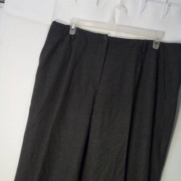 Talbots Pants Women 18W Wool Classic Fit Gray - Picture 7 of 15